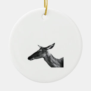 Oh Deer Modern Aesthetic Vibe Ornament