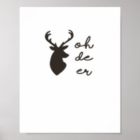 Oh Deer Modern Graphic Style