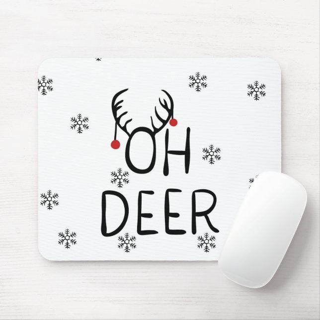 Oh, Deer! Mouse Pad (With Mouse)
