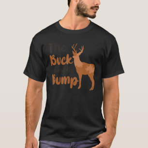 Oh Deer My Buck Behind The Bump I'm Pregnant Annou T-Shirt