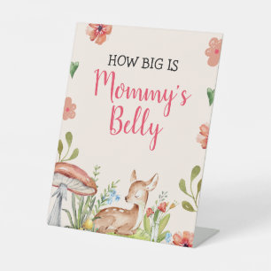 Oh Deer Party Decorations Girl Baby Shower Game Pedestal Sign