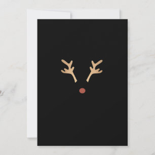 Oh Deer Playful Artistic Expression Holiday Card