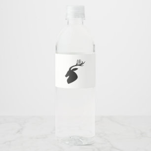 Oh Deer Pun Creative Style Water Bottle Label