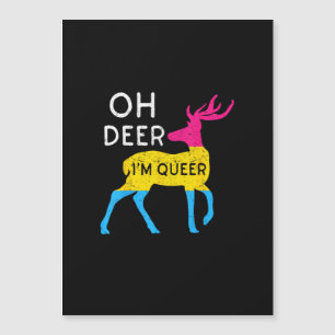 Oh Deer Queer Colorful Pride Flag Celebration 