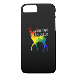 Oh Deer Queer LGBTQ Pride Celebration Month Case-Mate iPhone Case