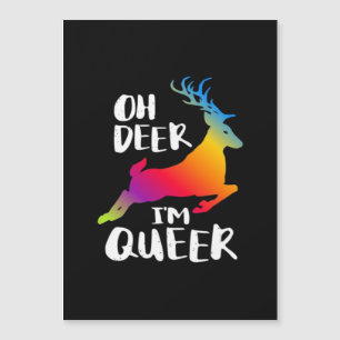 Oh Deer Queer Pride Minimal Artistic Style