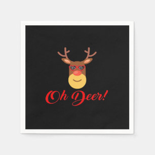 Oh Deer Retro Classic Napkin