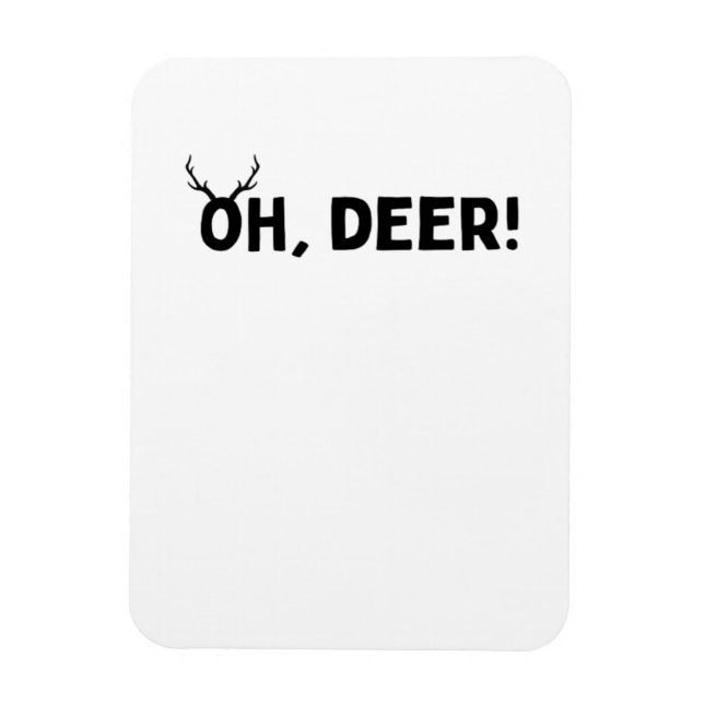 Oh Deer Simple Aesthetic  Magnet (Vertical)