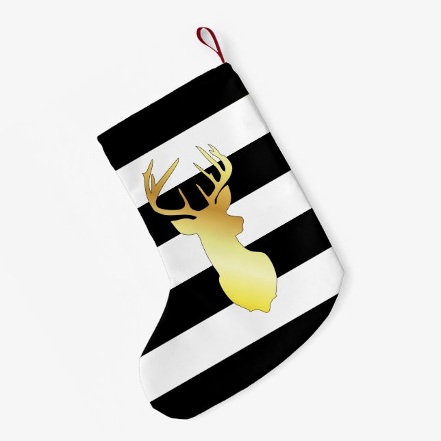 Oh Deer! Small Christmas Stocking (Back (Hanging))