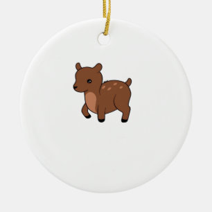 Oh Deer Soft Minimal Design Ceramic Tree Decoration