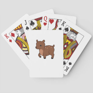 Oh Deer Soft Minimal Design Playing Cards