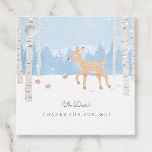 Oh Deer - Thanks for coming! Favour Tags