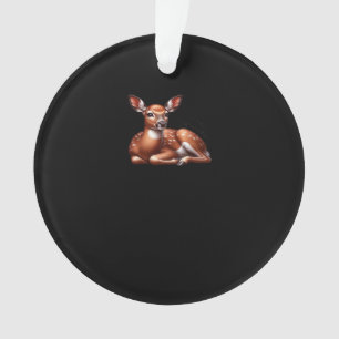 Oh Deer Trendy Modern Aesthetic Ornament