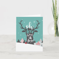 Oh Deer What A Year Christmas