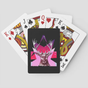 Oh Deer Whimsical Creative Design Playing Cards