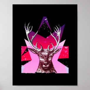 Oh Deer Whimsical Creative Design Poster