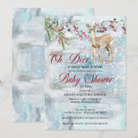 Oh Deer Woodland Animals Baby Shower by Mail