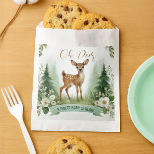 Oh, Deer! Woodland Baby Shower Party Favour Bags