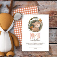 Oh Deer Woodland diaper raffle ticket