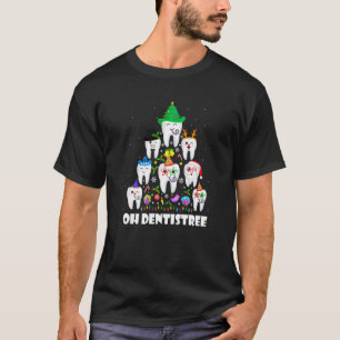 Oh Dentistree  Dental Christmas Tree Dentist Assis T-Shirt