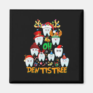 Oh Dentistree Fun Christmas Tree Dental Hygiene Xm Magnet