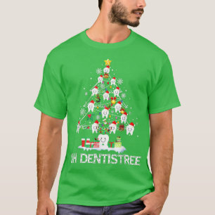 Oh Dentistree Funny Christmas Tree Dental Hygiene T-Shirt