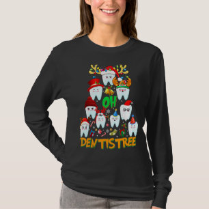 Oh Dentistree Funny Xmas Christmas Dentist Dental  T-Shirt
