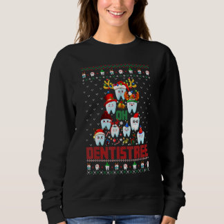 Oh Dentistree Xmas Christmas Dentist Dental Assist Sweatshirt