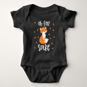 Oh For FOX Sake Baby Bodysuit