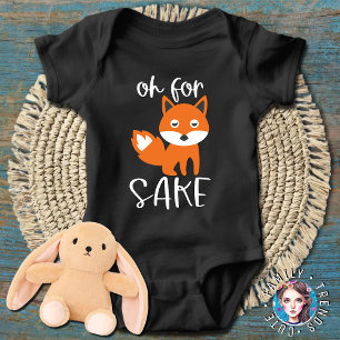 Oh For FOX Sake Baby Bodysuit