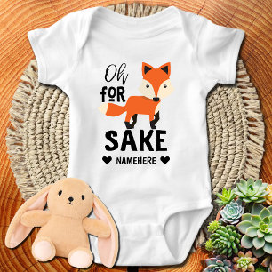 Oh, For Fox Sake Baby Bodysuit
