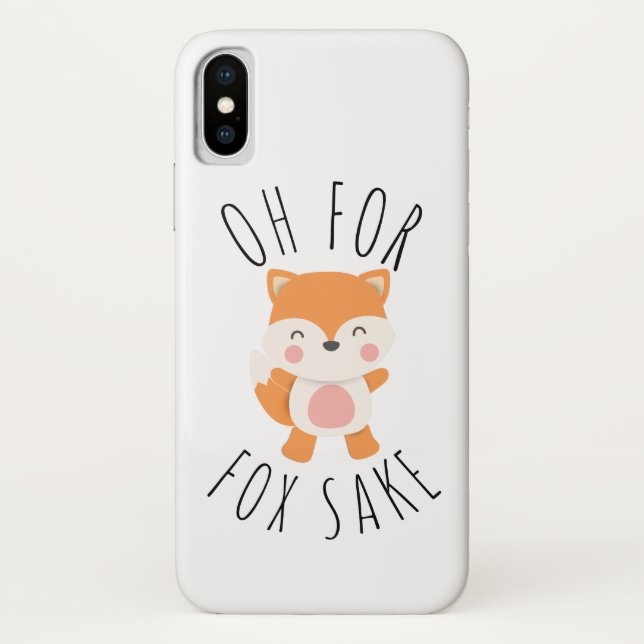 Oh for Fox Sake  Case-Mate iPhone Case (Back)