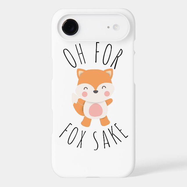Oh for Fox Sake Case-Mate iPhone Case (Back)