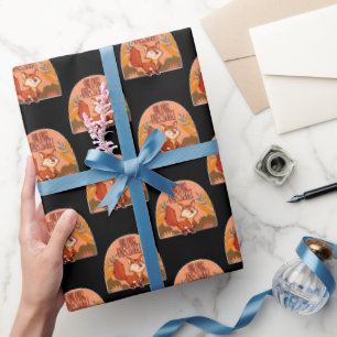 Oh For Fox Sake Cute and Funny Fox Wrapping Paper