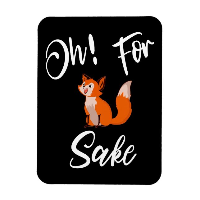 Oh! FOR FOX SAKE Flexible Photo Magnet (Vertical)