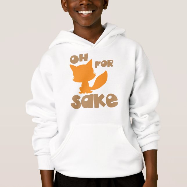 Oh For Fox Sake, Fox Silhouette, Woodland Animal (Front)