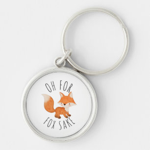 Oh for Fox Sake Key Ring
