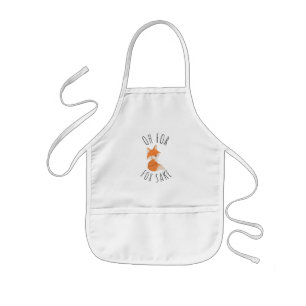 Oh for Fox Sake Kids' Apron