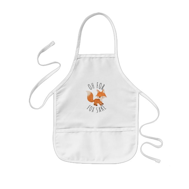Oh for Fox Sake       Kids Apron (Front)