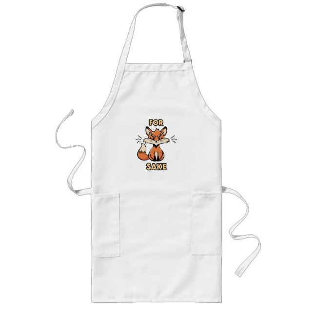 oh for fox sake long apron (Front)