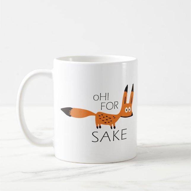 Oh For Fox Sake! Mug (Left)
