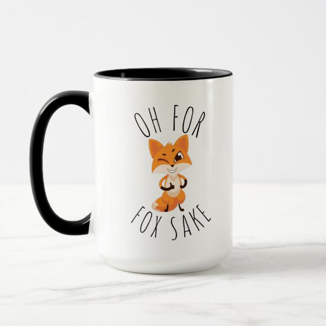 Oh for Fox Sake  Mug (Left)