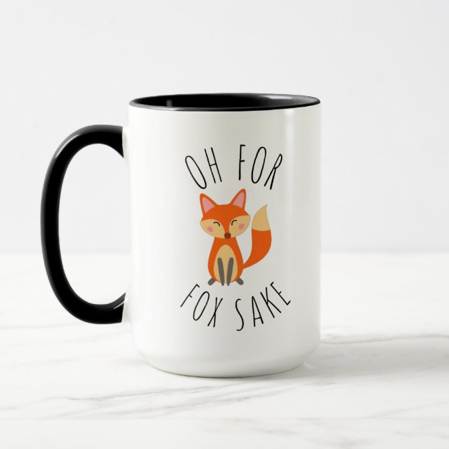 Oh for Fox Sake Mug (Left)