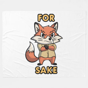 oh For Sake Fleece Blanket