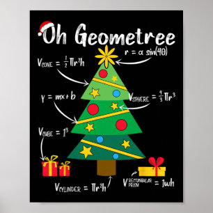 Oh geometree fun christmas tree geometry math teac poster