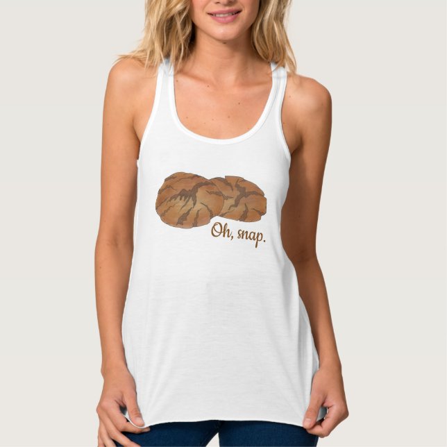 Oh (Ginger) Snap Amish PA Dutch Gingersnap Cookies Singlet (Front)