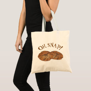 Oh (Ginger) Snap Amish PA Dutch Gingersnap Cookies Tote Bag