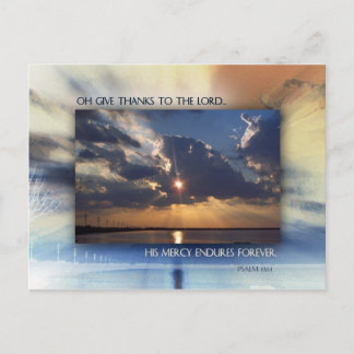 Oh Give Thanks Postcard