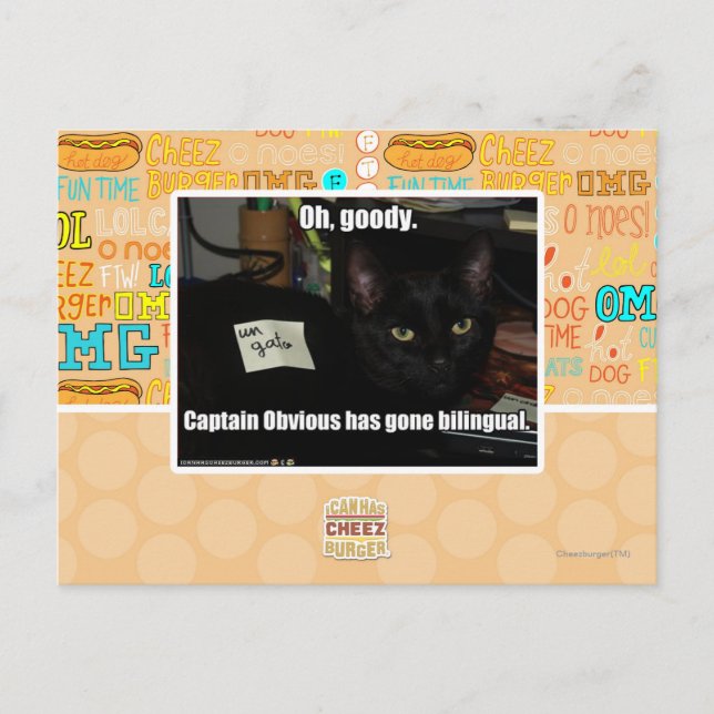 Oh, goody. postcard (Front)