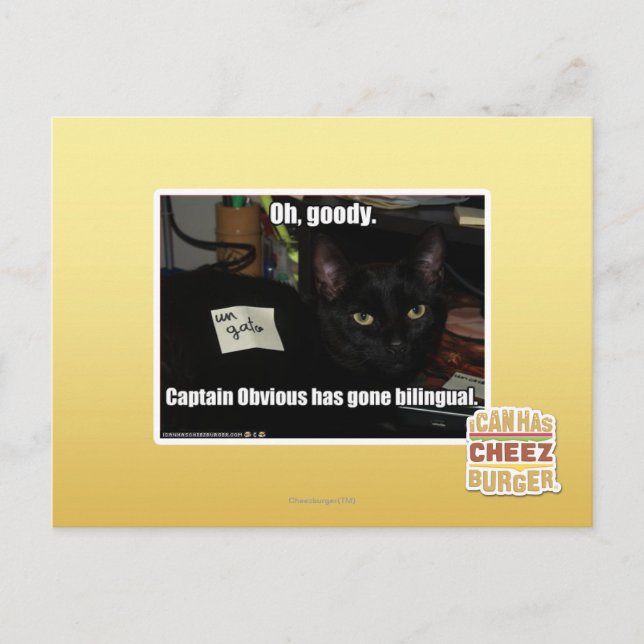 Oh, goody. postcard (Front)
